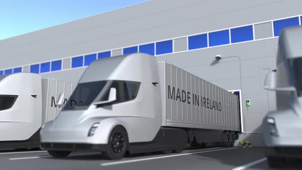 Modern Trucks with MADE IN IRELAND Text