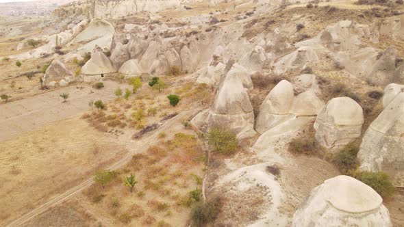 Aerial View Cappadocia Landscape