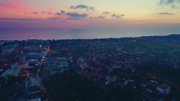 Flight Overlooking the City of Bali on the Indian Ocean 7