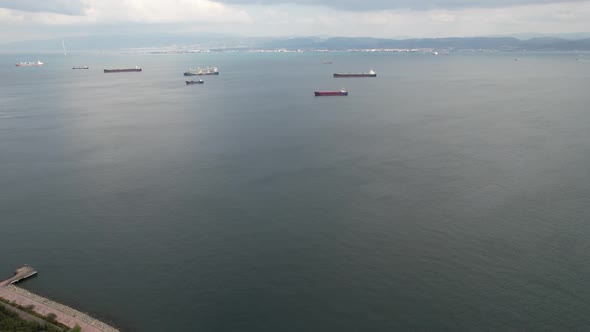 Aerial Sea and Ships