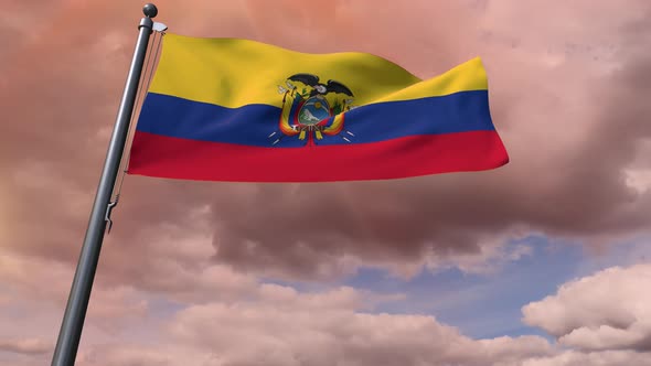 Ecuador Flag 4K