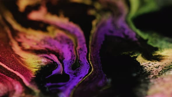 Paint Paper Flow Ink Water Blend Purple Black Dye alt