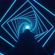 80s Abstract Square Tunnel 01 4k - VideoHive Item for Sale