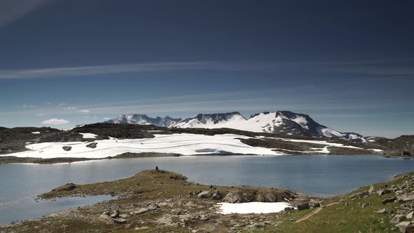 Mountains Landscape. Norwegian Route Sognefjellet