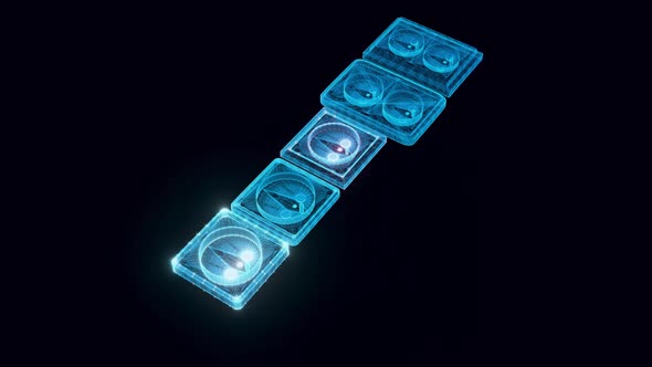 Jack Plugs Hologram Rotating 4k alt