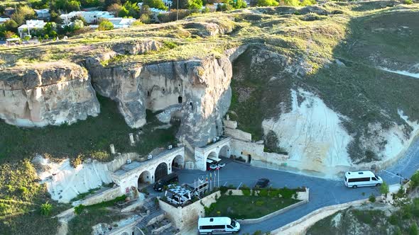 Great Hotel in Cappadocia Aerial View 4 K Urgup City