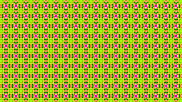 4K Square Pattern, Colour Loop