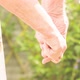 Elderly couple holding hands - VideoHive Item for Sale