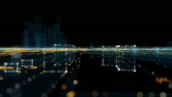 Abstract Hologram 3D City alt