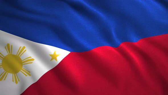 Beautiful Flag of the Philippines