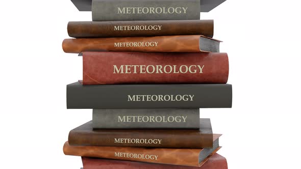 Books titled Meteorology . looping animation