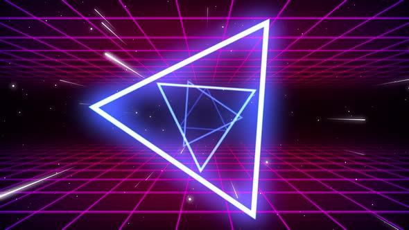 80s Retro Background 4K