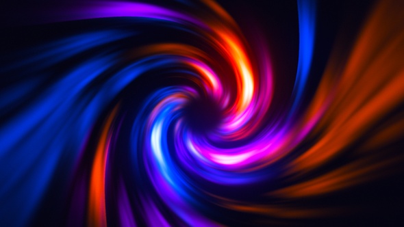 Colorful Abstract Twirl Trendy Background