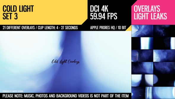 Cold Light Overlays (4K Set 3)