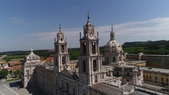 Mafra Palace. Portugal 4k