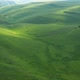 Aerial view on the beautiful summer landscape with  green hills - VideoHive Item for Sale