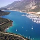 The top view from the drone of Kas resorts, bay, yahts, city in Mugla in Turkey - VideoHive Item for Sale