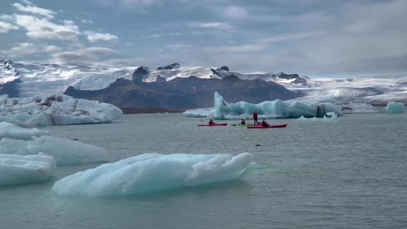 Adventure Kayaking in Iceland on Exploring Holiday