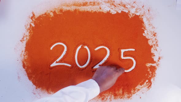 Hand Writes On Chilli   2025 Year