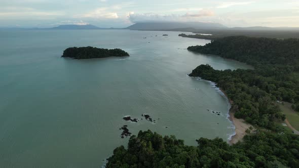 The Beaches at the most southern part of Borneo Island