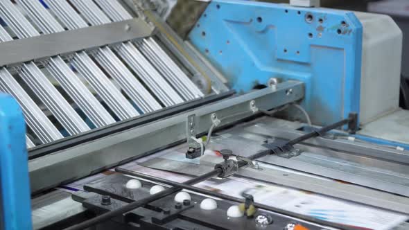 Printing Press Printed Magazine  Video Prores