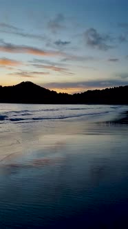 Kantiang Bay Sunset in Koh Lanta Krabi Thailand at the Beach