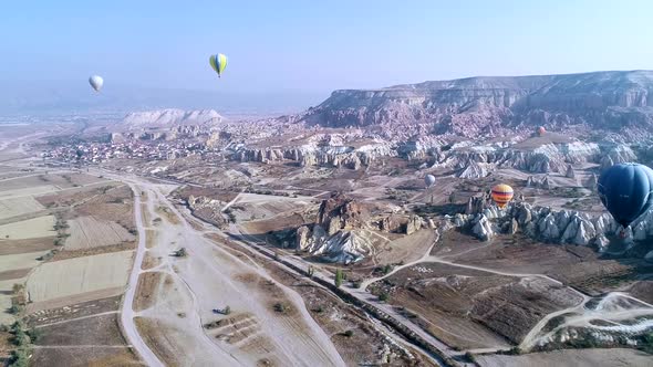 Hot Air Balloons Above Cappadocia