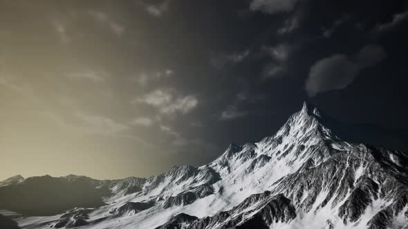 Storm Cloud Over Dolomites