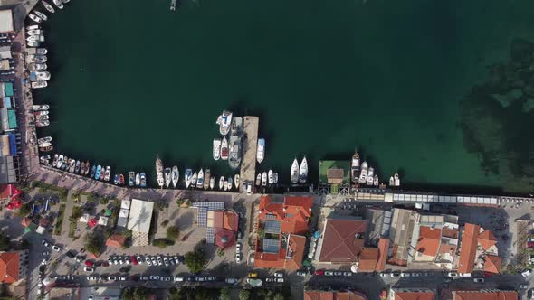 Drone Shot in Beautiful Urla Izmir  the Third Largest City in Turkey