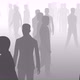 Silhouette of Walking Crowd - VideoHive Item for Sale