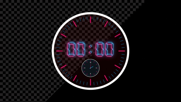 Negative Countdown Timer 10 Second