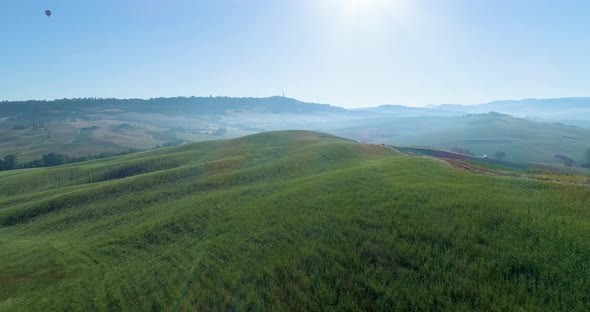 Country Road in Tuscany During Sunlight