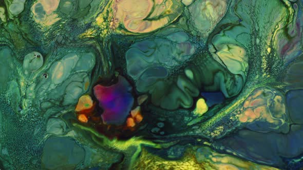 Abstract Colorful Invert Paint Galactic Exploding Texture 24 alt