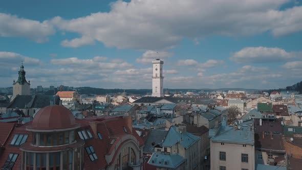 Aerial City Lviv