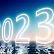 2023 Year Concept Loop Reflection On The Water - VideoHive Item for Sale