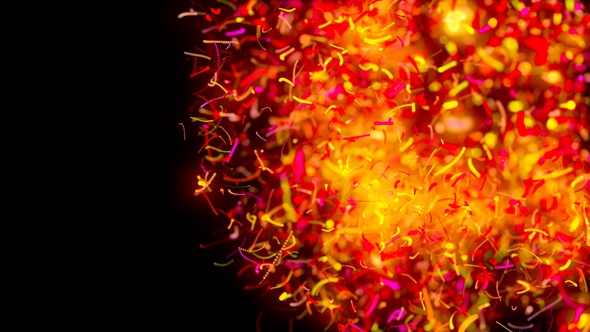 Abstract Particles Explosion V9