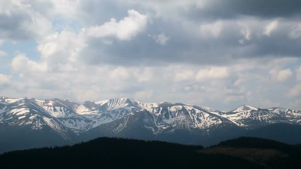 Mountains Winter Landscape