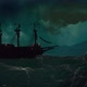 Ship Sailing In A Thunderstorm - VideoHive Item for Sale