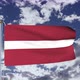 Latvia Flag Waving 4k - VideoHive Item for Sale