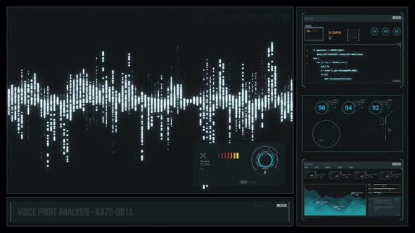 Sci-Fi Heads Up Display - Voice Print