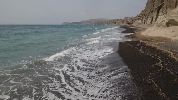 The most beautiful and amazing beach on Santorini in Greece - Vlychada