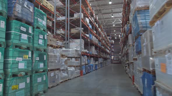 Huge Logistic Warehouse