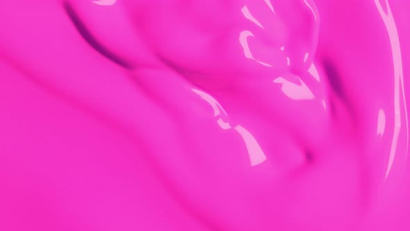 Super Slow Motion Shot of Swirling Pink Fluid Background at 1000Fps