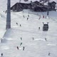 Aerial View of the Ski Slope and Many Skiers - VideoHive Item for Sale