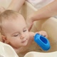 Cute Smiling Baby Boy Playing and Swimming in Small Bath at Home - VideoHive Item for Sale