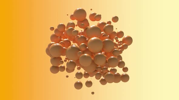 Abstract Background Sphere animation HD