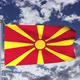 North Macedonia Flag Waving - VideoHive Item for Sale