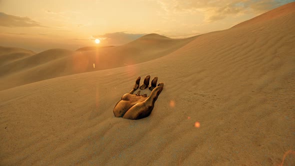 Lost Golden Hand and Desert