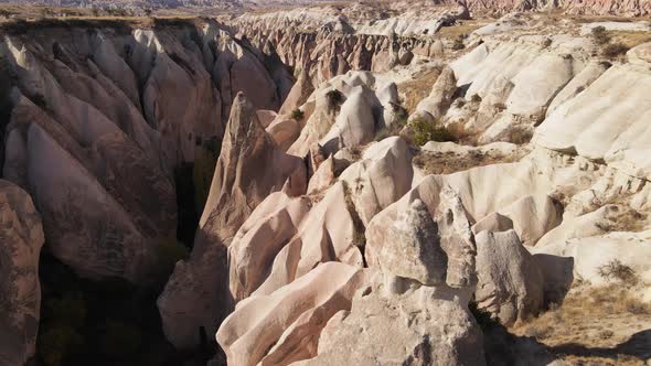 Aerial View Cappadocia Landscape