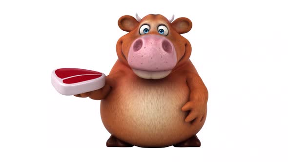 Fun cow - 3D Animation